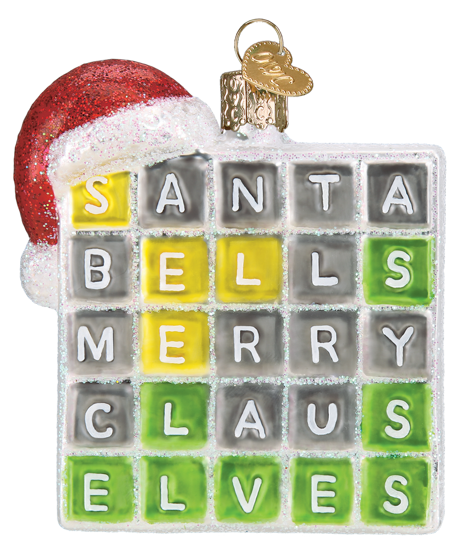 Merry Words Ornament