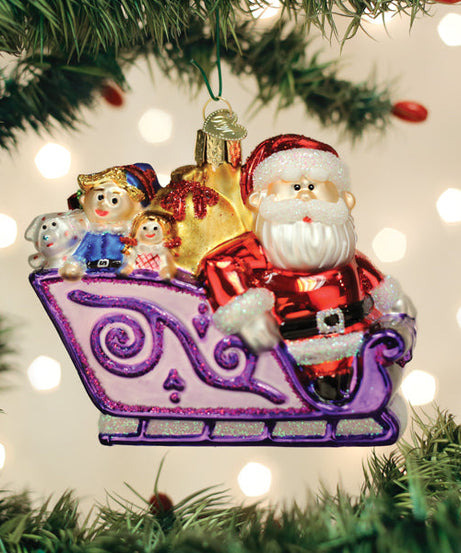 Santa And Friends Ornament