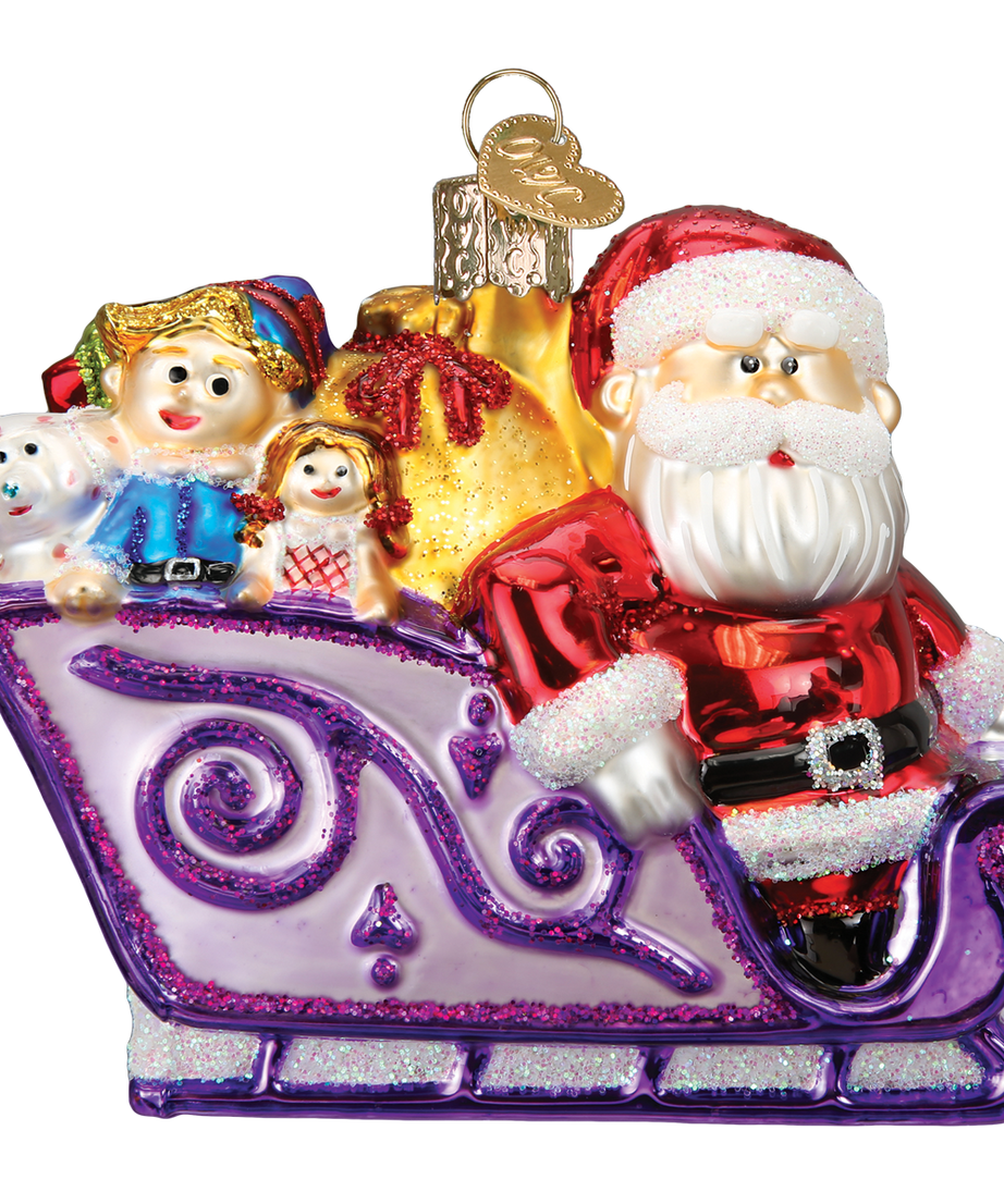 Santa And Friends Ornament