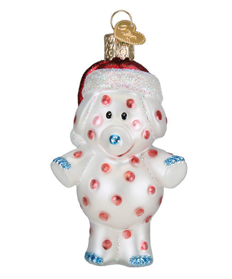 Spotted Elephant Ornament