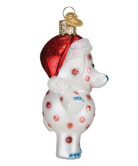 Spotted Elephant Ornament