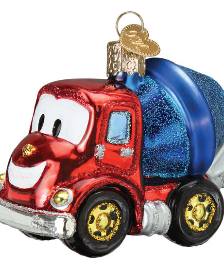 Cheerful Cement Truck Ornament