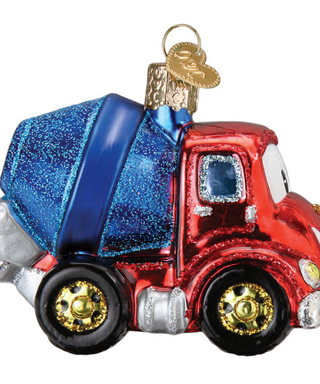 Cheerful Cement Truck Ornament