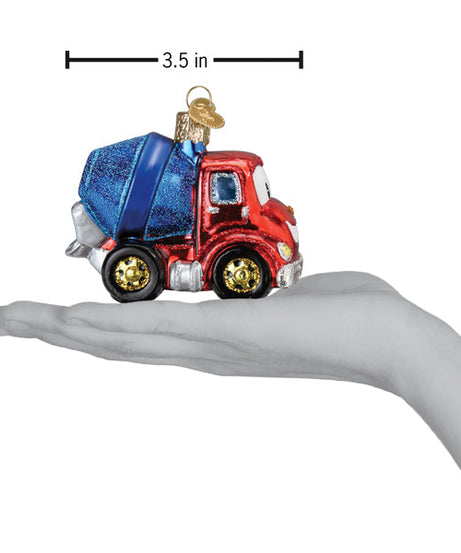 Cheerful Cement Truck Ornament