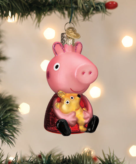 Peppa Pig With Teddy Ornament - Grazingbelles