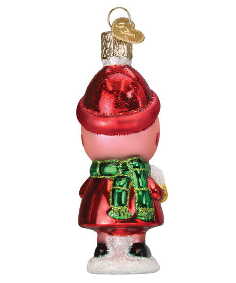 Peppa Pig With Snowball Ornament - Grazingbelles