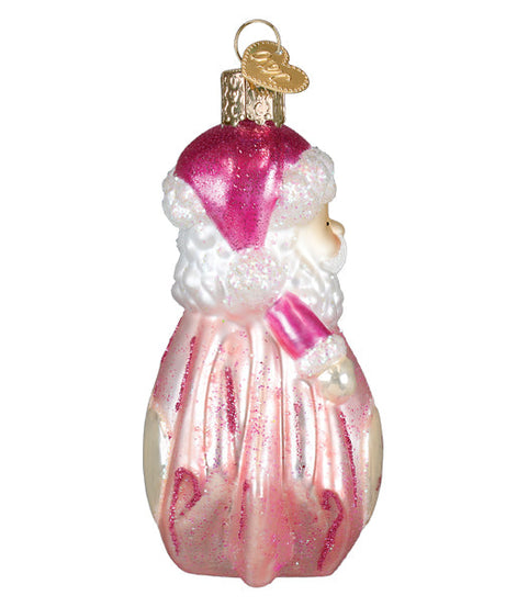 Baby Girl's 1st Santa Lovey Ornament