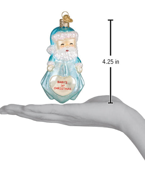Baby Boys 1st Santa Lovey Ornament