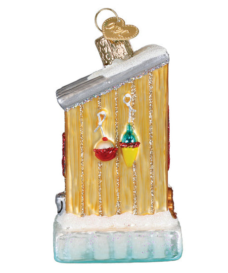 Ice Fishing Shanty Ornament