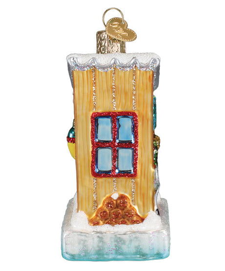 Ice Fishing Shanty Ornament