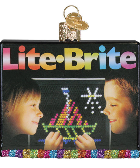 Lite Brite Box Ornament