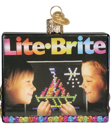 Lite Brite Box Ornament