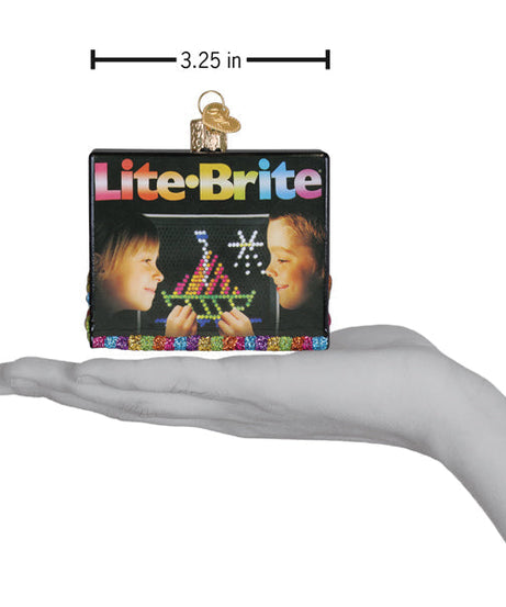 Lite Brite Box Ornament