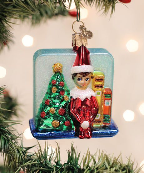 Scout Elf Storytime Ornament