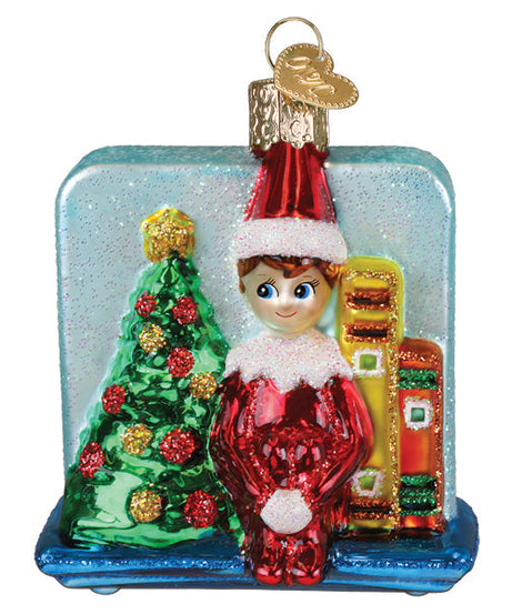 Scout Elf Storytime Ornament