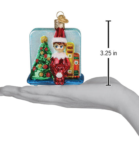 Scout Elf Storytime Ornament