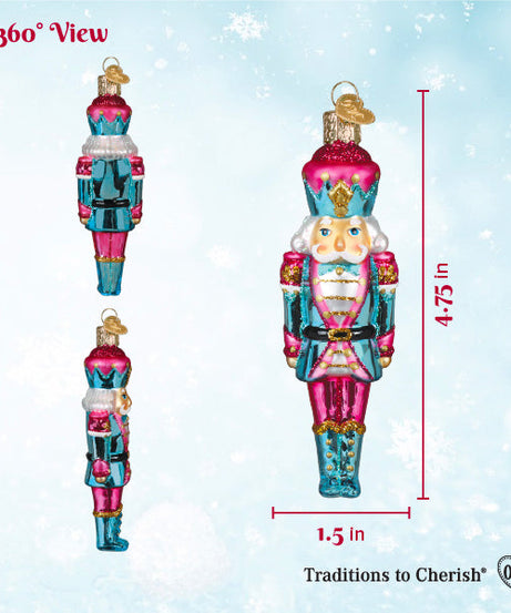 Pastel Nutcracker Ornament