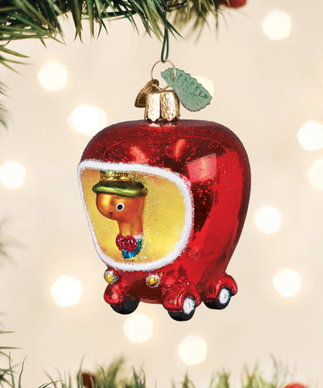 Lowly Worm's Applecar Ornament