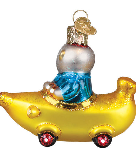 Bananas Gorilla's Bananamobile Ornament