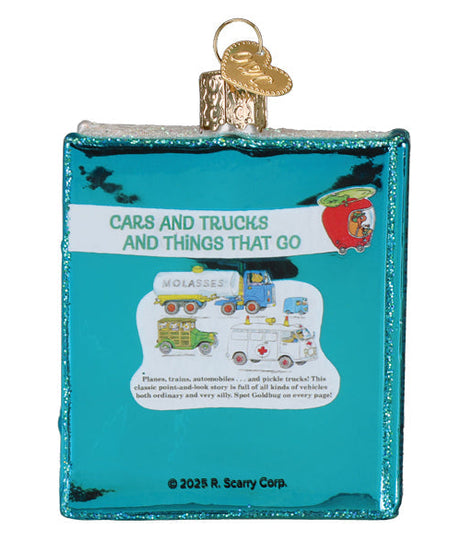 Cars & Trucks & Things That Go Book Ornament