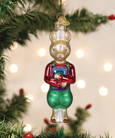Llama Llama Holding Books Ornament