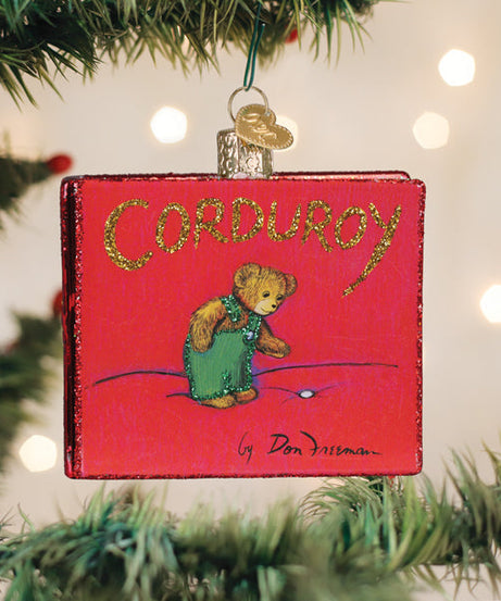 Corduroy Book Ornament