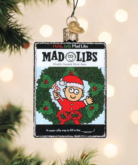 Holly, Jolly Mad Libs Ornament