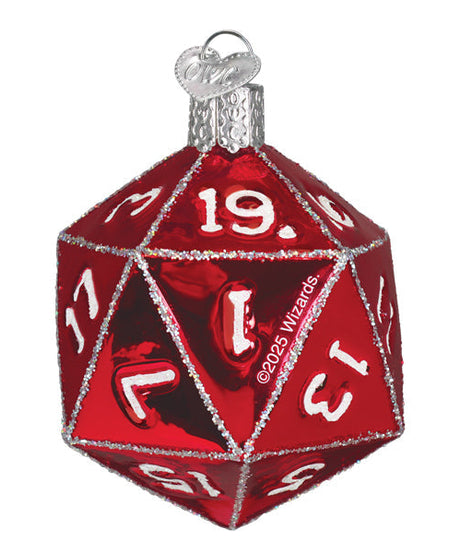 Dungeons & Dragons D20 Dice Ornament