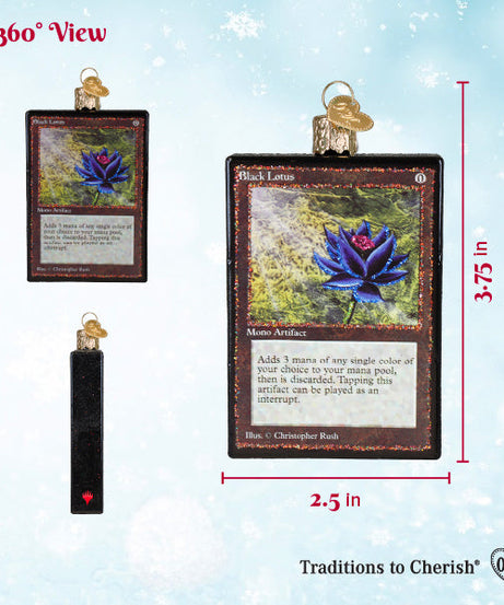 Magic: The Gathering Black Lotus Card Ornament