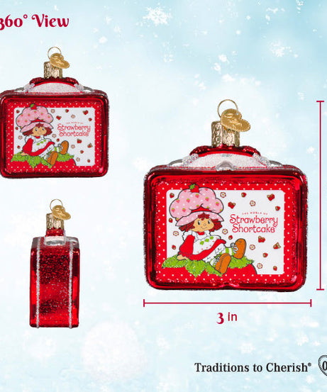 Strawberry Shortcake Lunchbox Ornament
