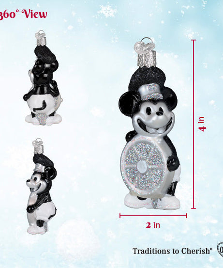 Steamboat Willie Skipper Ornament