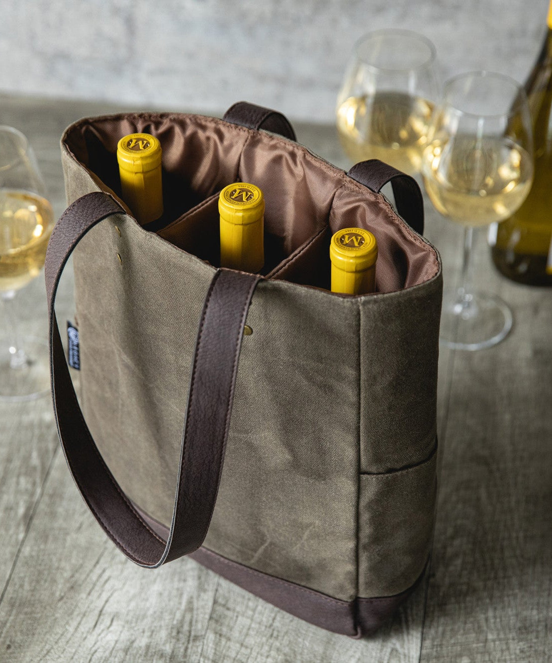 3 Bottle Insulated Wine Cooler Bag