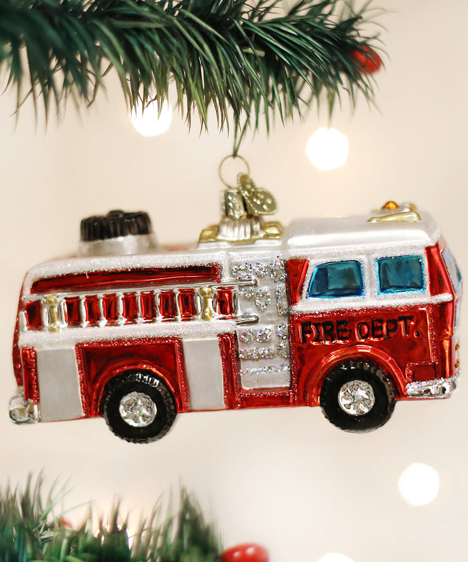 Fire Truck Ornament