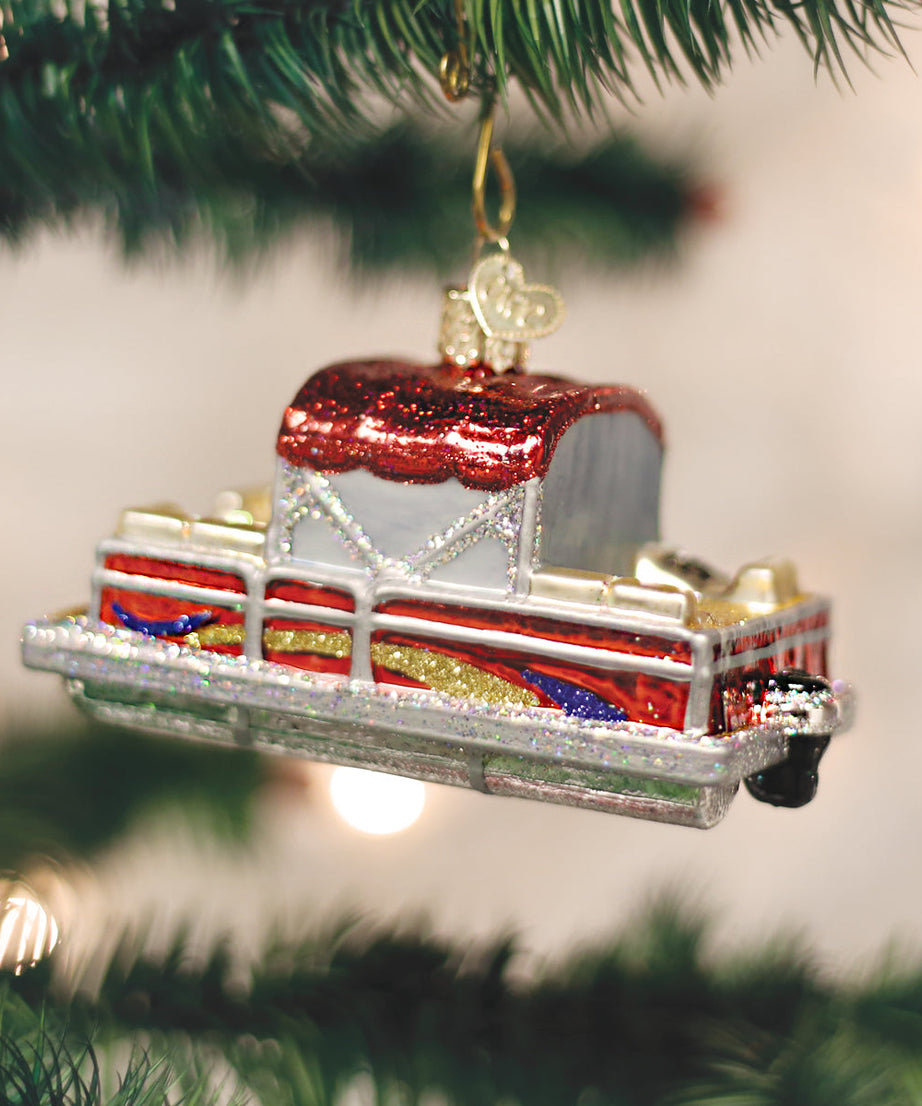 Pontoon Boat Ornament