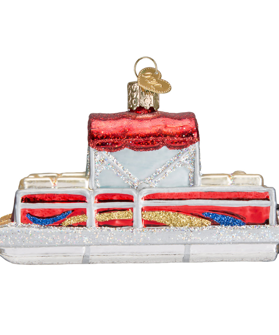 Pontoon Boat Ornament