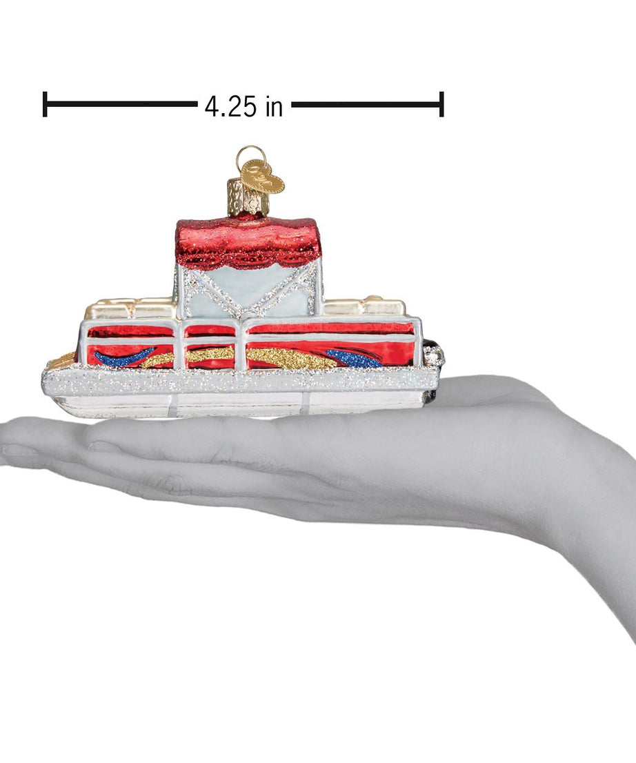 Pontoon Boat Ornament