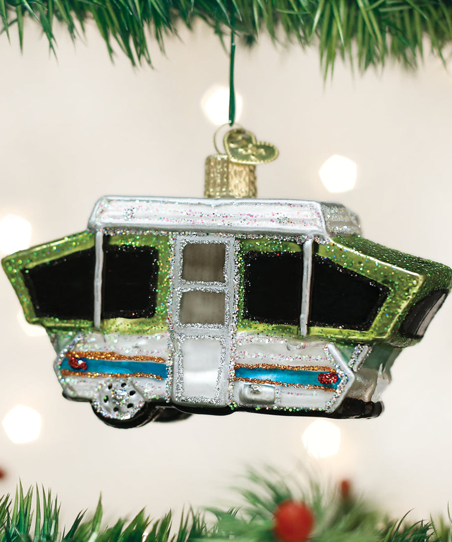 Tent Camper Ornament