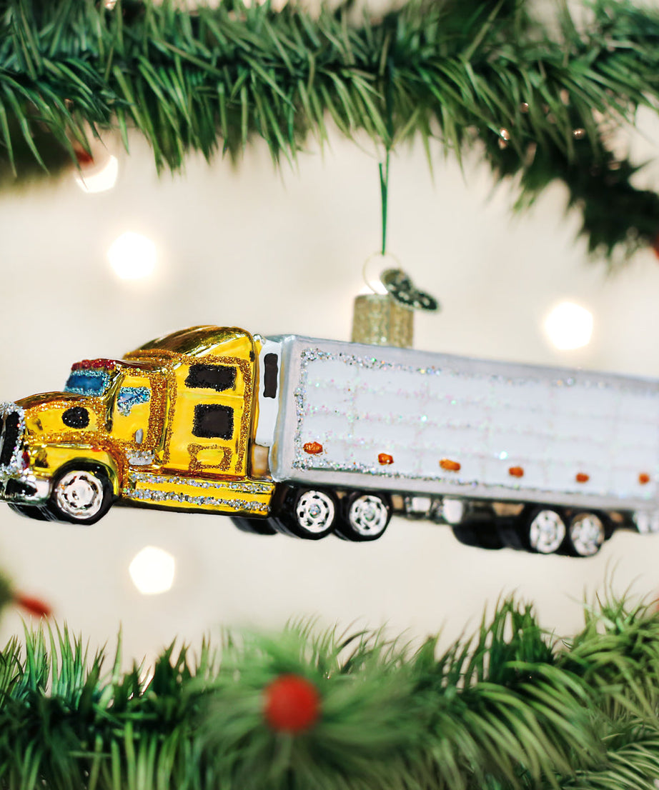 Semi Truck Ornament