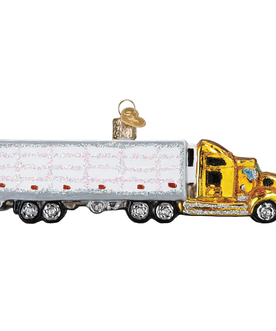 Semi Truck Ornament