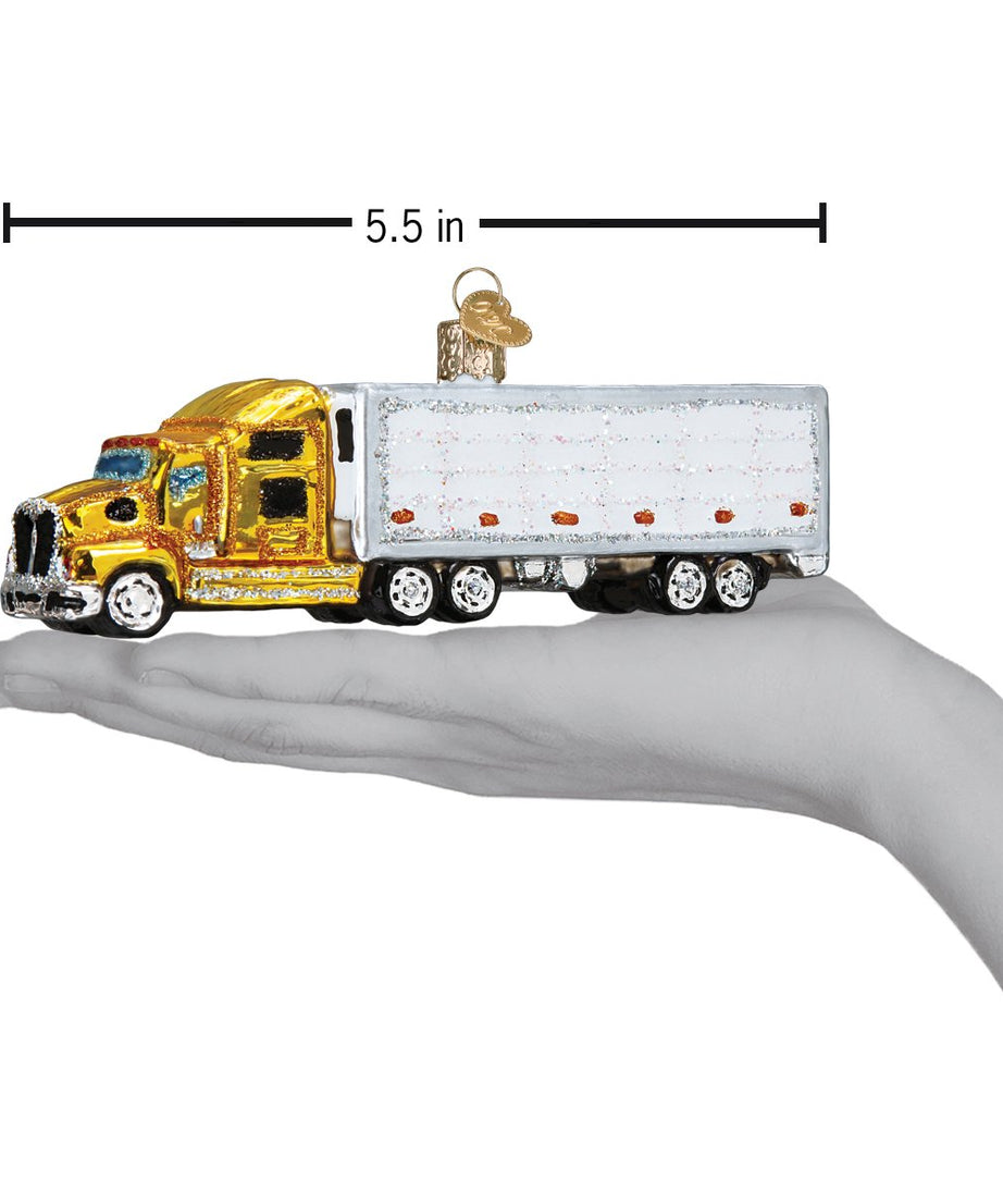 Semi Truck Ornament