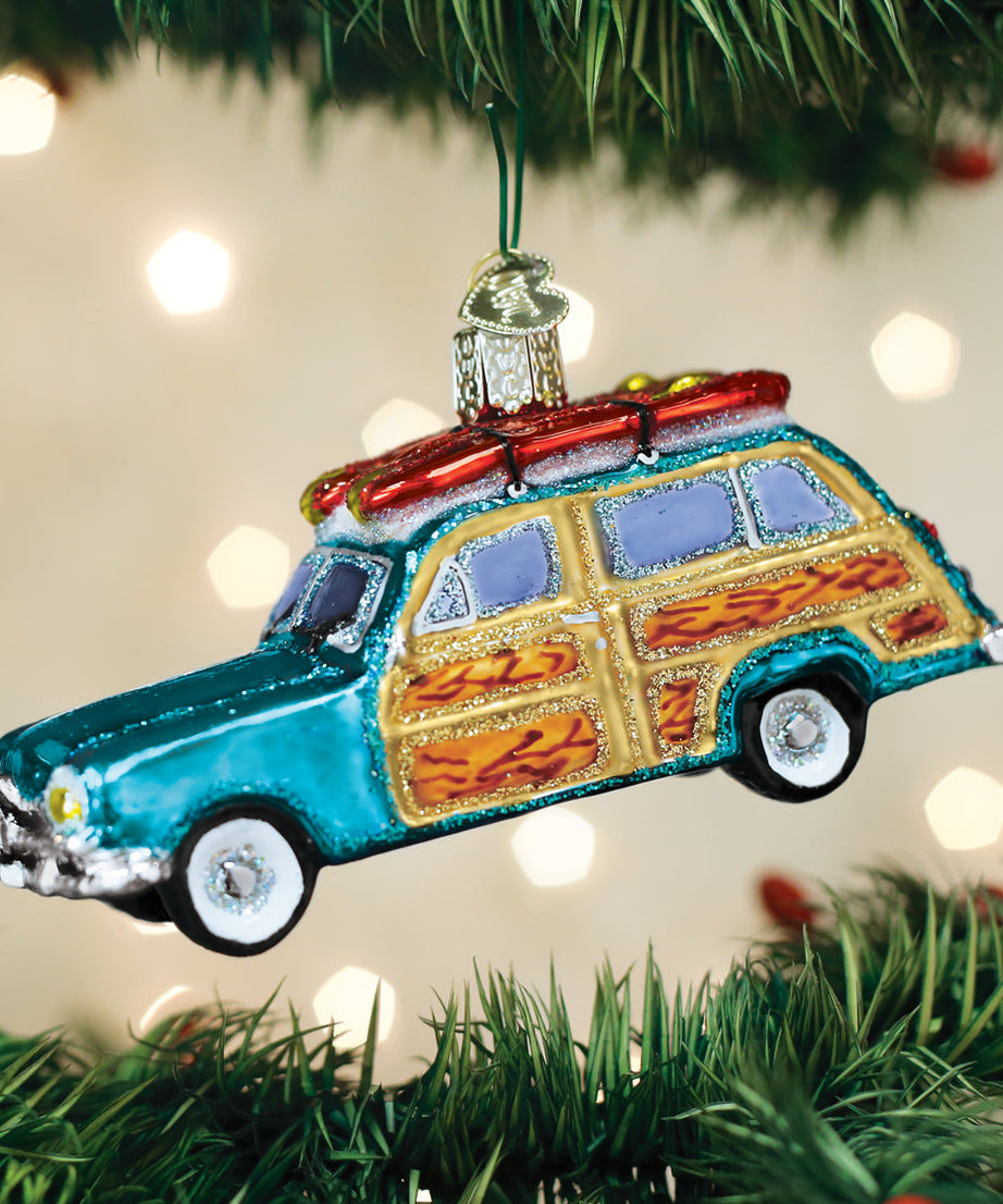 Surf's Up Wagon Ornament