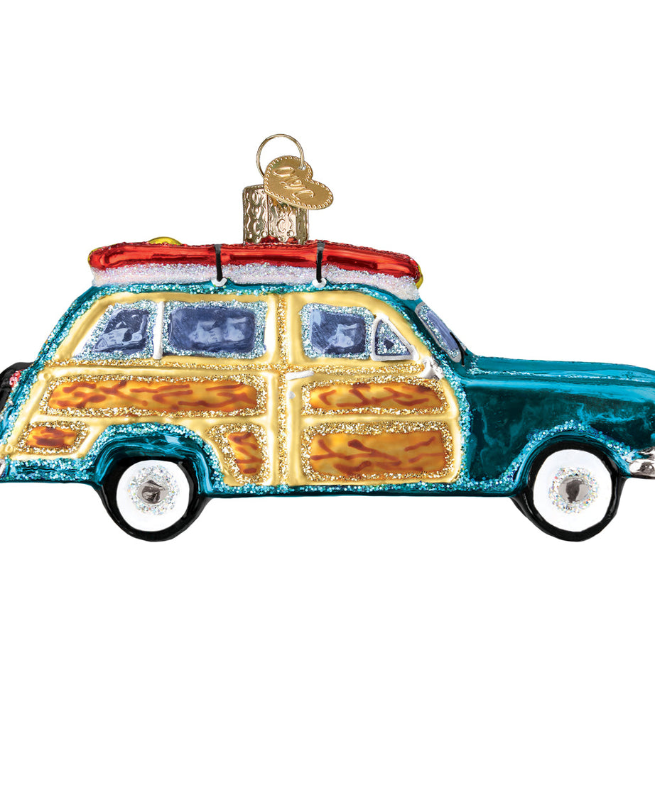 Surf's Up Wagon Ornament