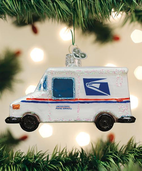 USPS Mail Truck Ornament