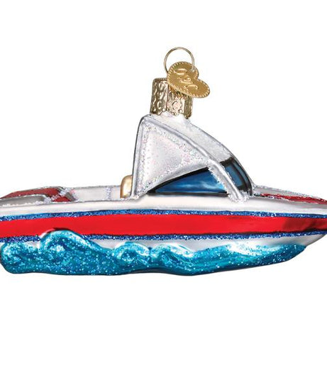 Ski Boat Ornament