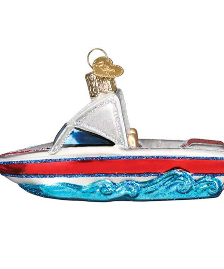 Ski Boat Ornament
