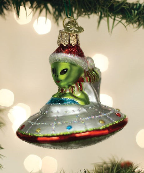 Christmas UFO Ornament