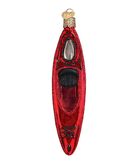 Red Kayak Ornament