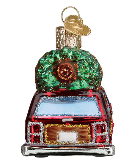 Station Wagon With Tree Ornament