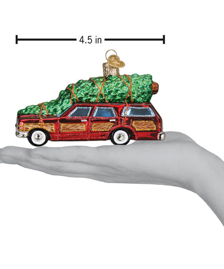 Station Wagon With Tree Ornament
