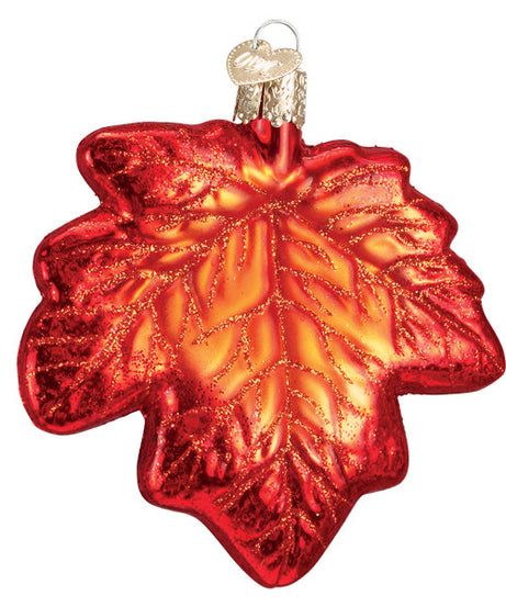 Red Maple Leaf Ornament